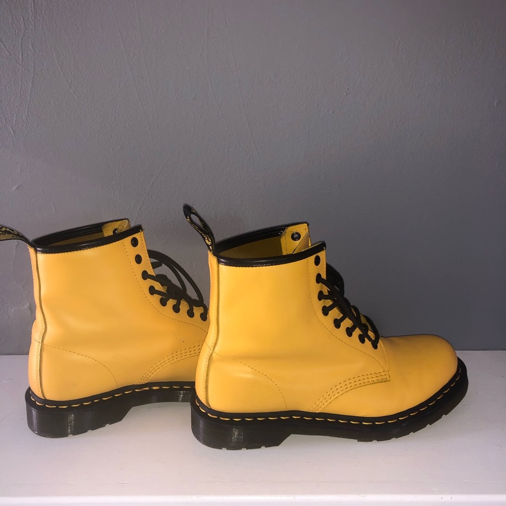 Yellow Doc Martens
